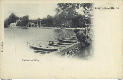 CPA Enghien les Bains Embarcadere