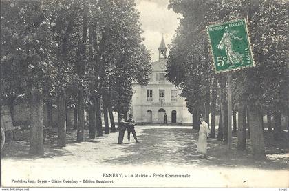 CPA Ennery La Mairie Ecole communale
