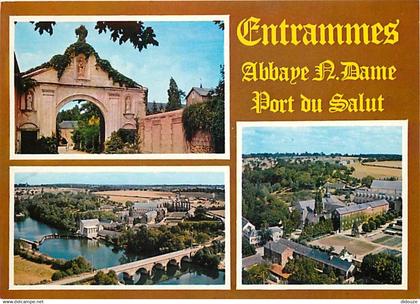 53 - Entrammes - Abbaye Notre-Dame de Port du Salut - Multivues - CPM - Voir Scans Recto-Verso