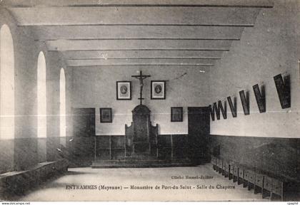 CPA Entrammes ayenne monastere de port du salut salle du chapitre