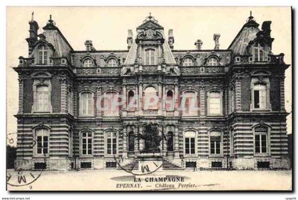 CPA Epernay Chateau Perrier