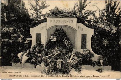 CPA EPERNON - Monument élevé a la Mémoire des Enfants d'Epernon (669894)