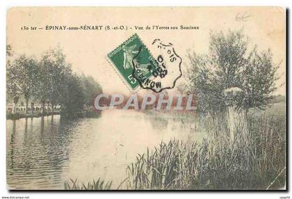 CPA Epinay sous Senart S et o Vue de l'Yerres aux Sauciaux