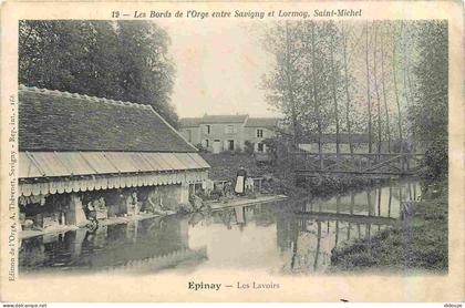 91 - Epinay-sur-Orge - Les Lavoirs - Animée - CPA - Oblitération de 1906 - Voir Scans Recto-Verso