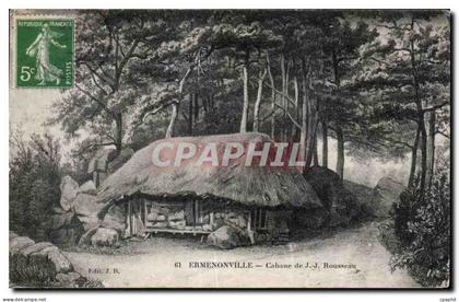CPA Ermenonville Cambane de JJ Rousseau