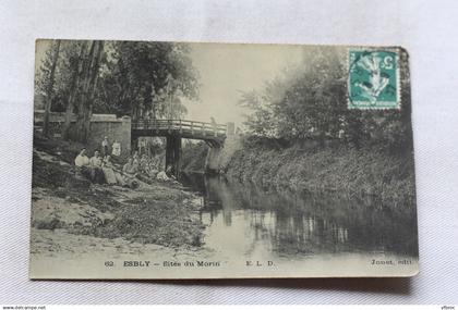 Cpa 1907, Esbly, sites du Morin, Seine et Marne 77