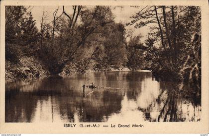 CPA Esbly (S et M) Le Grand Morin