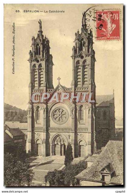 CPA Espalion La Cathedrale