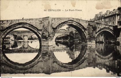 CPA Espalion Le Pont