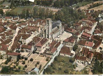 Carte Postale - 10 - Essoyes - Vue aérienne sur le centre - Mention Photographie Véritable - Carte dentelée - CPSM grand