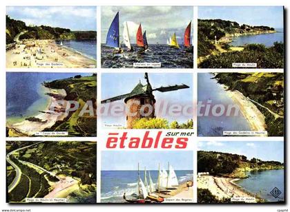 CPSM ETABLES-sur-MER plage régates moulin