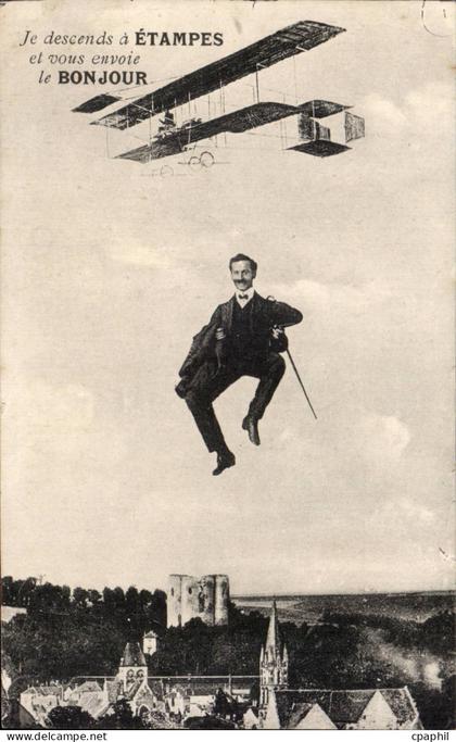 CPA Etampes Avion