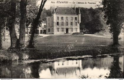 Etampes CPA Le chateau de Vauroux