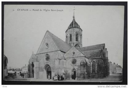 62 Étaples eglise portail    D62D  K62318K  C62318C RH051481