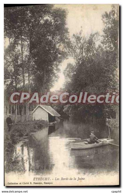 CPA Etrechy Les Bords De La Juine