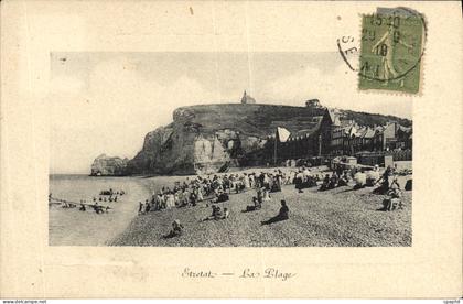 CPA Etretat La Plage