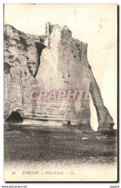 Etretat CPA Porte d'aval