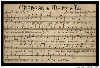 76 Eu chanson maire d'eu partition D76D K76255K C76255C RH096592