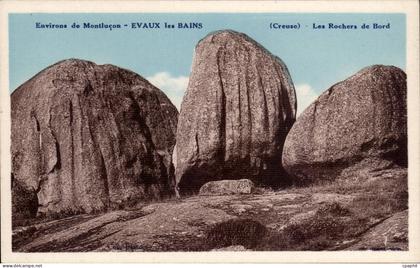 CPA Environs de Montlucon Evaux les Bains Les rochers de Bord
