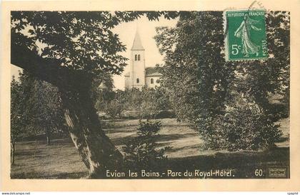 CPA Evian les Bains Parc du Royal Hotel