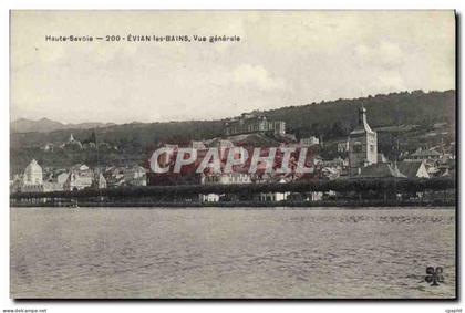 CPA Haute Savoie Evian les Bains Vue generale