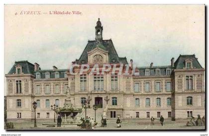 CPA Evreux L'hotel de ville