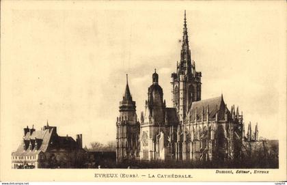 CPA Evreux La Cathedrale