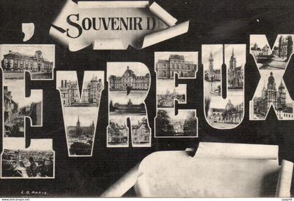 CPA Souvenir de Evreux