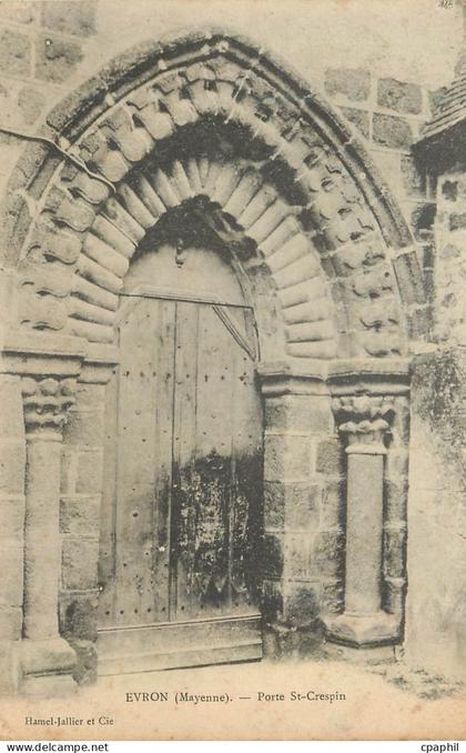 CPA Evron (Mayenne) Porte St Crespin