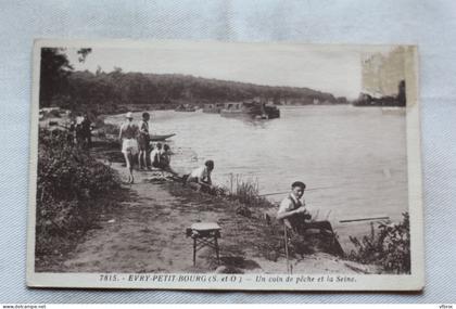 Evry Petit Bourg, un coin de pêche et la Seine, Essonne 91
