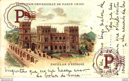 PARIS -- EXPOSITION DE 1900   Palais  Espagne ESPAÑA