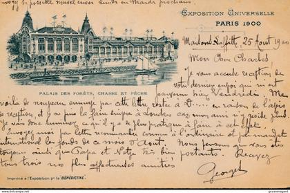 PARIS  EXPOSITION UNIVERSELLE  1900.  LITHOGRAPHIE