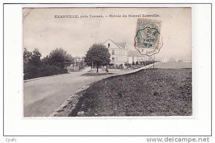 carte 1905 EZANVILLE près Ecouen : entrée du nouvel Ezanville
