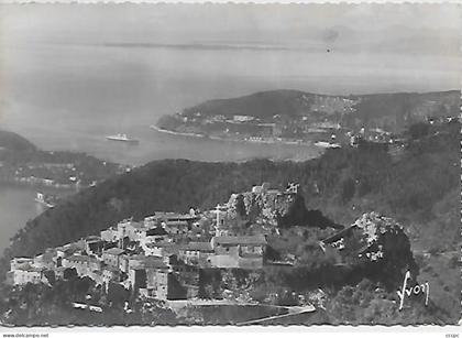 CPSM Eze Le Vieux Village et la Bais de Villefranche
