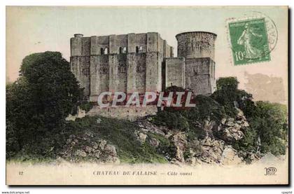 CPA Chateau De Falaise Cote ouest