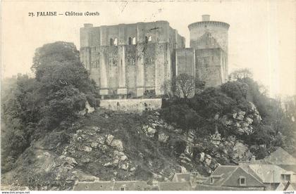 CPA Falaise Chateau Ouest