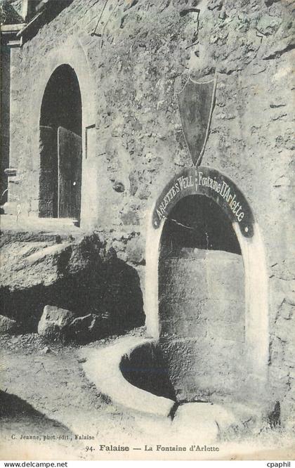 CPA Falaise la Fontaine d'Arlette