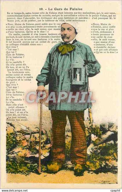 CPA Le Gars de Falaise Folklore