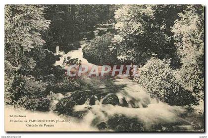 CPA Environs de Faremoutiers S et M Cascade du Poncet