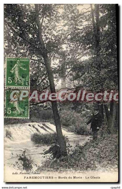 CPA Faremoutiers Bords du Morin Le Glacis