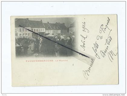 CPA - Fauquembergues -  Le Marché
