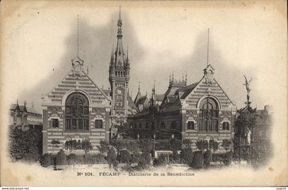 CPA Fecamp Distillerie de la Benedictine