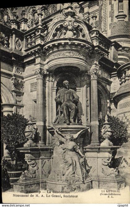 CPA Fecamp La Benedictine Monument de MA Le grand