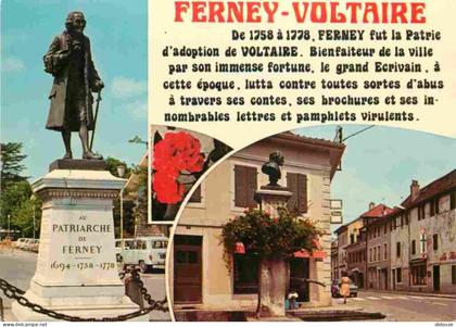 01 - Ferney Voltaire - Multivues - Automobiles - Monument - CPM - Voir Scans Recto-Verso