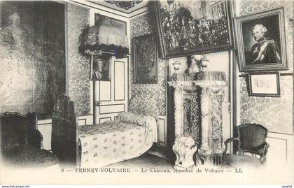 CPA Ferney Voltaire Le Chateau Chambre de Voltaire