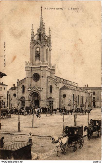 CPA FEURS - L'Église (581096)