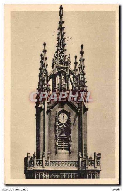CPA Feurs Le clocher de l'eglise