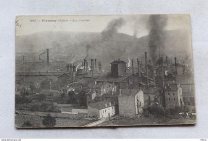 Cpa 1920, Firminy, les aciéries, Loire 42