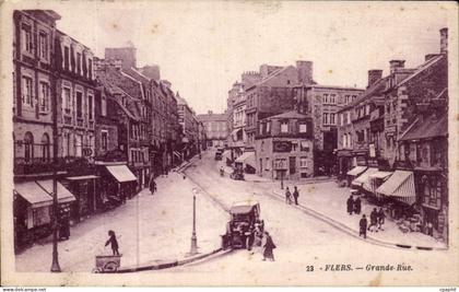 CPA Flers Grande Rue