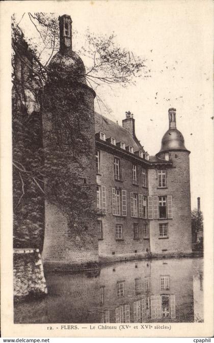CPA FLERS le château